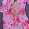 1105-2.png Lavender Floral Printed Kurti with Golden Embroidery – Festive & Ethnic Wear for Women