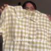 Padded Cotton Night Suit – Yellow Gingham Co-Ord Set for Ultimate Comfort & Style
