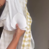 Padded Cotton Night Suit – Yellow Gingham Co-Ord Set for Ultimate Comfort & Style