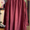 Elegant Maroon Co-ord Set with Delicate Lace Details - Stylish Women's Top and Bottoms