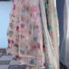 Elegant Floral Print Kurti Set with Dupatta - Women's Pastel Ethnic Wear