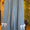 Playful Denim Wide-Leg Trousers with Colorful Flower Appliques & Lace Trim - Women's Unique Bottoms