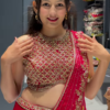 Women's Regal Red Embroidered Lehenga Choli with Dupatta – Festive & Bridal Ethnic Wear