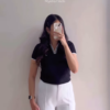 Navy Polo T-Shirt with White Pants – Smart Casual Streetwear Haul Look