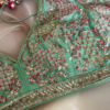 Pink and Gold Embroidered Unstitched Gharara Suit Set