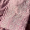 Tea Pink Embroidered Chikankari Unstitched Suit Fabric