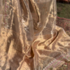Golden Tissue Silk Handwork Saree Fabric