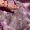 324-4.png Lilac Tissue Silk Handwork Saree Fabric