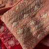 Crimson Embroidered Chikankari Unstitched Suit Set