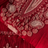 Crimson Embroidered Chikankari Unstitched Suit Set
