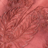 Dusty Rose Leaf Embroidered Unstitched Suit Set
