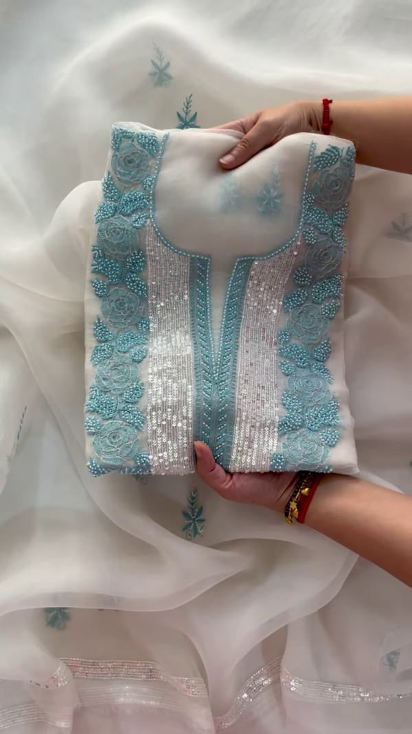 330-5.png Off-White Embroidered Lawn Gala with Aqua Accents and Sequin Detail