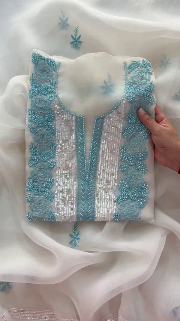 330-6.png Off-White Embroidered Lawn Gala with Aqua Accents and Sequin Detail