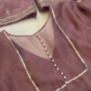332-2.png Dusty Rose Tissue Silk Unstitched Suit Set with Pearl and Zari Detail