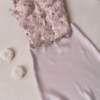 Petal Pink Sequin Embellished Corset Gown
