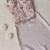 Petal Pink Sequin Embellished Corset Gown