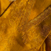 Sunshine Yellow Embroidered Organza Unstitched Suit Set