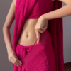 Crimson Grace Embroidered Saree