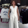 562-1.png White Striped Co-ord Set with Sleeveless Vest & Wide-Leg Pants