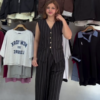 562-5.png White Striped Co-ord Set with Sleeveless Vest & Wide-Leg Pants