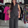 Charcoal Power Suit Set