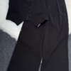 Women’s Black Tailored Vest & Wide-Leg Trouser Co-ord Set