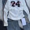 585-1.png Women’s Long Sleeve Graphic Stripe Sports Top