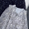 620-4.png Floral Ruffled Chiffon Blouse