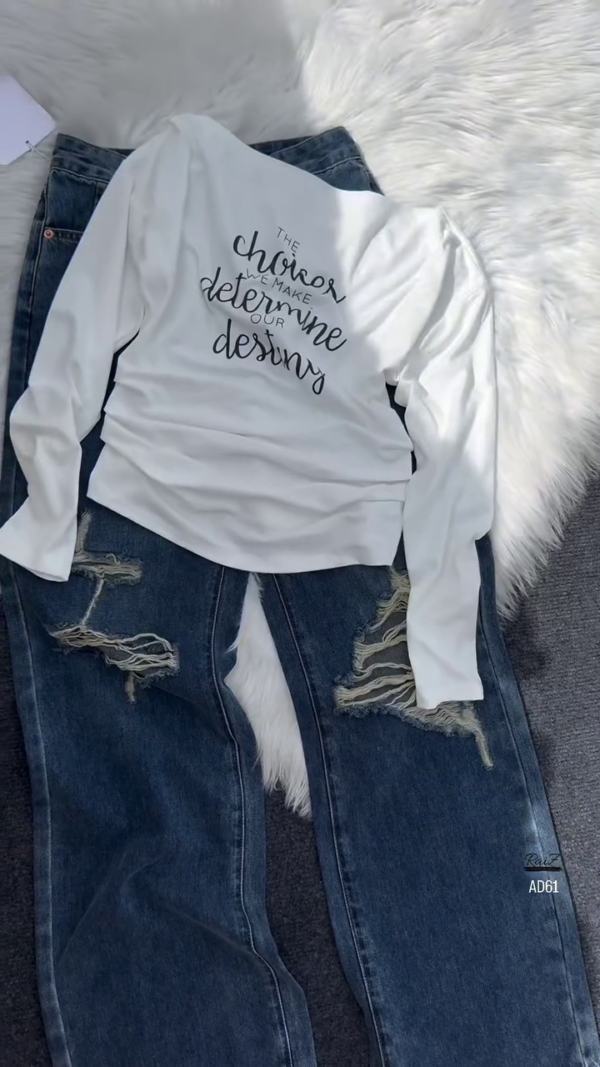 621-1.png Inspirational Slogan Long-Sleeve Tee