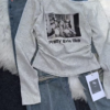 623-1.png Grey Graphic Long Sleeve Tee