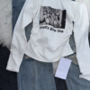 623-3.png Grey Graphic Long Sleeve Tee