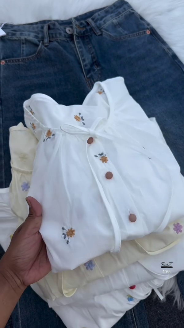 625-4.png Embroidered Sheer Blouse