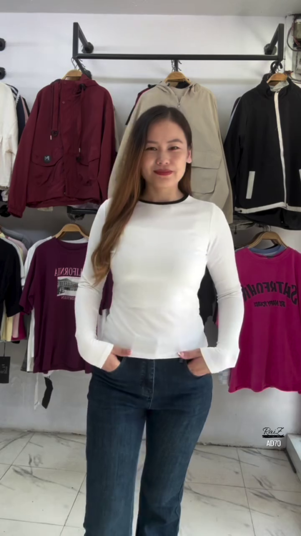 630-5.png Classic Brown Long Sleeve Fitted Top