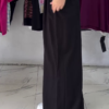 Navy Blue High-Waist Wide-Leg Pants