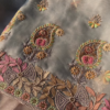 101-2.png Ethereal Grey Organza Dupatta with Handcrafted Embroidery