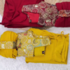 Golden Mustard Embroidered Lehenga Set