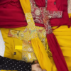 Golden Mustard Embroidered Lehenga Set