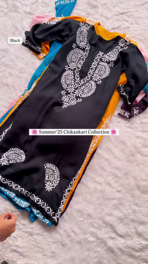 Blush Pink Chikankari Kurta – Summer '25 Collection