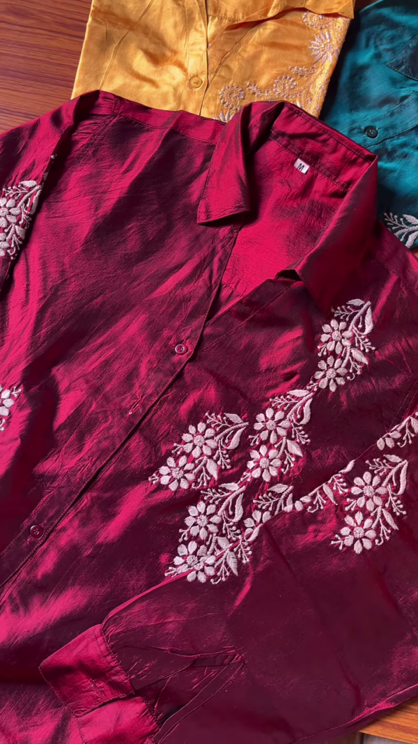 114-3-1.png Women's Premium Satin Embroidered Shirt