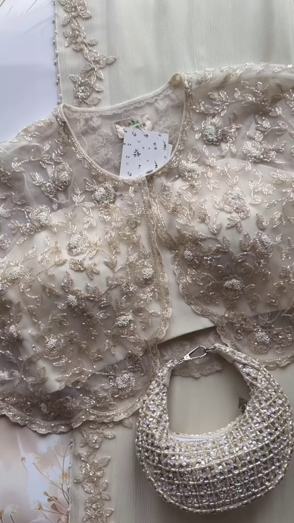 116-1-1.png Ivory Embroidered Cape Jacket with Matching Dress