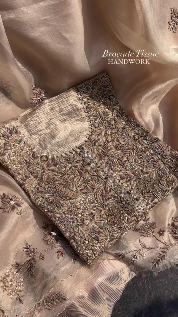 117-1.png Brocade Tissue Handcrafted Ensemble – Regal Elegance