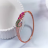 Women’s Peacock Design Stone-Studded Bracelets