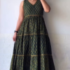 1177-7.png Women’s Leaf-Print Green Maxi Dress with Smocked Bodice and Tiered Skirt – Elegant Casualwear from Summer Portrait Series