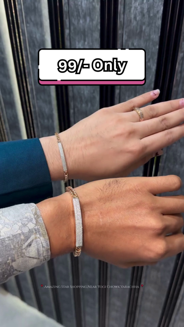 1178-2.png Unisex Dual-Tone Metal Bracelets