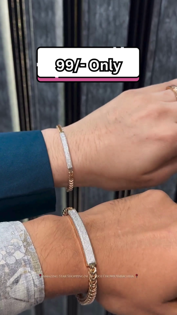 1178-3.png Unisex Dual-Tone Metal Bracelets