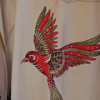 Pure Muslin Fabric with Multicolor Floral & Bird Print – “Summer Exclusive Launch” Textile Promotion