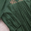 Elegant Embroidered Pleated Kurta Set