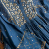 Royal Blue Mirror Work Anarkali Kurta