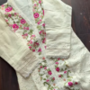 130-2.png Ivory Floral Embroidered Cotton Kurta