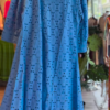 136-1.png Sunshine Yellow Embroidered Cotton Midi Dress